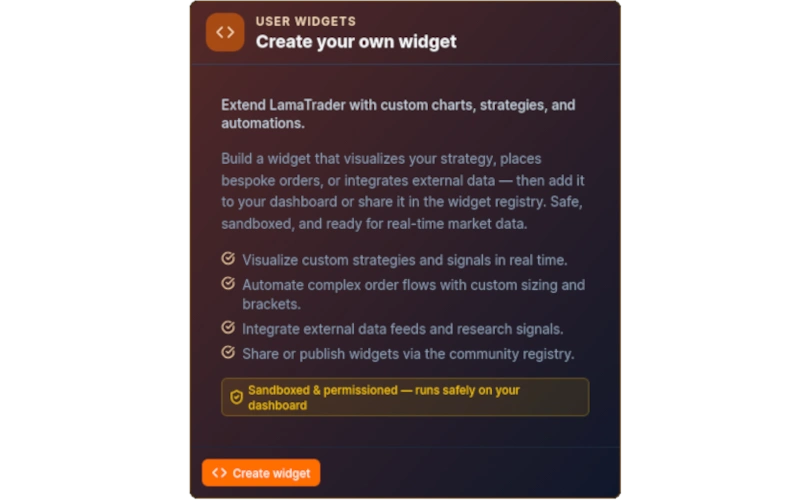 Create Your Own Widget